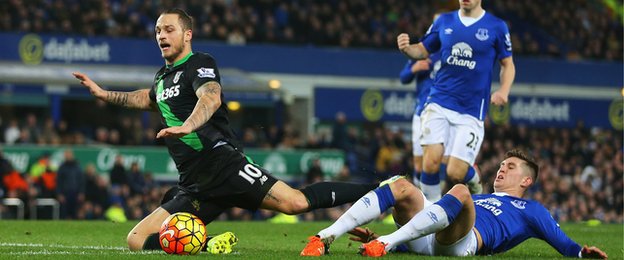 John Stones fouls Marko Arnautovic