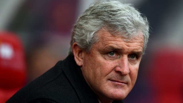 Stoke City boss Mark Hughes