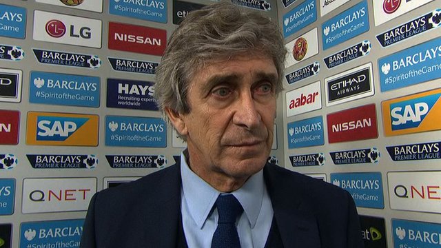 Manchester City manager Manuel Pellegrini