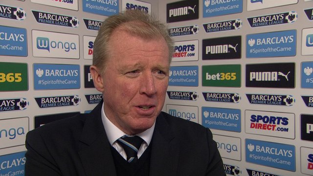 Newcastle boss Steve McClaren