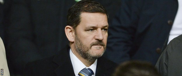 St Johnstone chairman Steve Brown