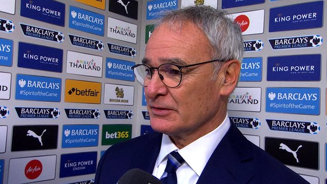 Leicester City manager Claudio Ranieri