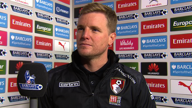 Bournemouth manager Eddie Howe