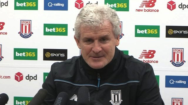 Stoke City manager Mark Hughes