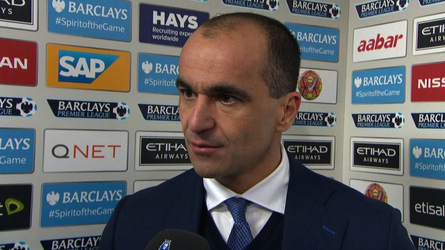 Everton boss Roberto Martinez