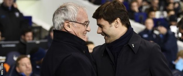 Claudio Ranieri and Mauricio Pochettino