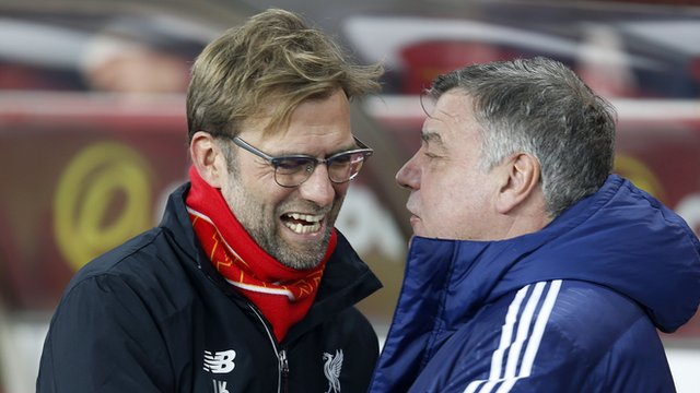 Jurgen Klopp and Sam Allardyce