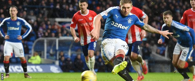 Two of Waghorn's three goals came from the penalty spot