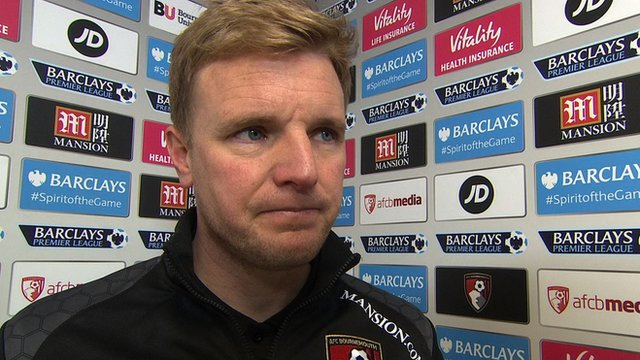 AFC Bournemouth boss Eddie Howe