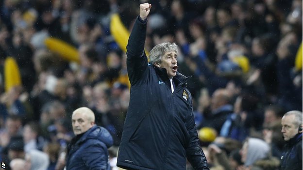 Manchester City manager Manuel Pellegrini