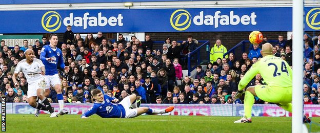 Andre Ayew scores