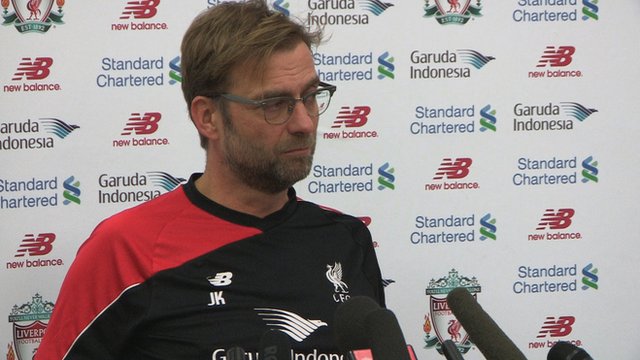 Liverpool boss Jurgen Klopp