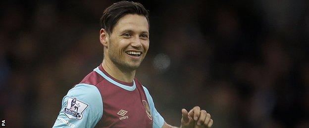 West Ham forward Mauro Zarate