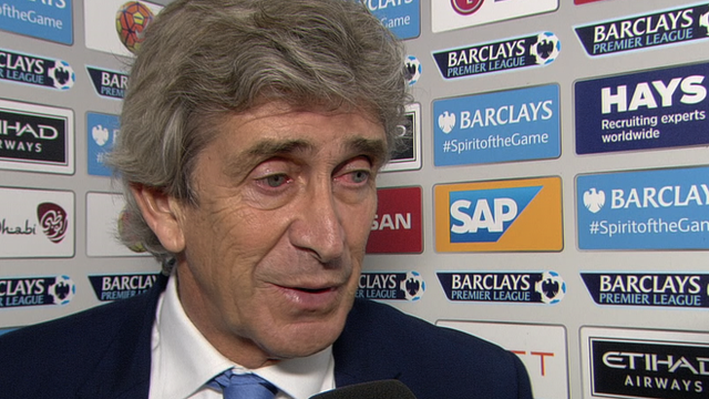 Manchester City boss Manuel Pellegrini