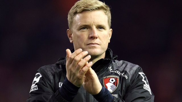 Bournemouth manager Eddie Howe 