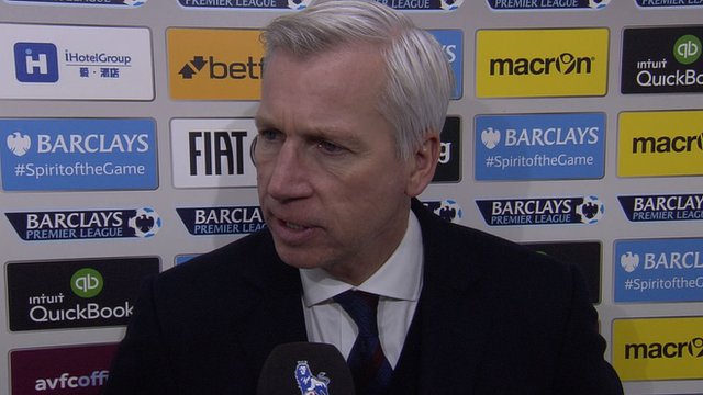 Crystal Palace manager Alan Pardew