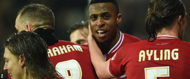 Bristol City celebrate