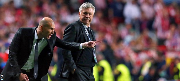 Zidane was a key member of Carlo Ancelotti's backroom team at Real